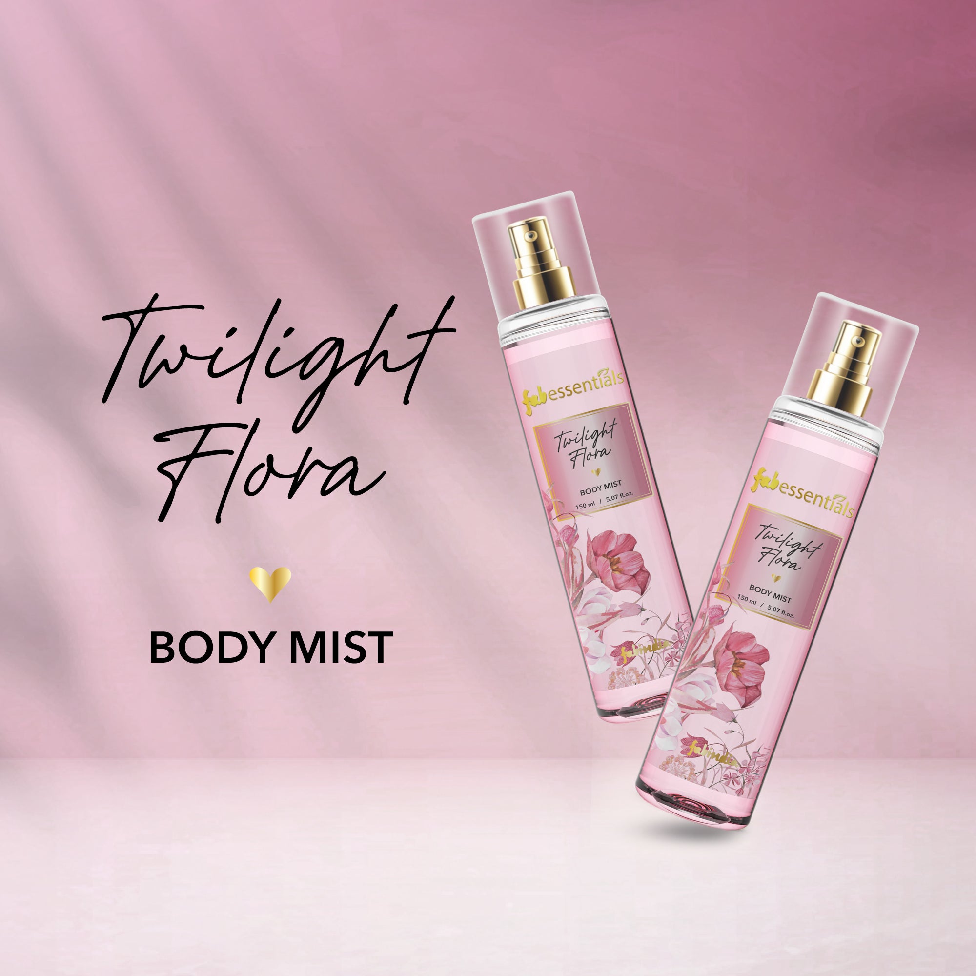 fabessentials Twilight Flora Fine Fragrance Body Mist 150ml | Luxury Fine Fragrance Mist for Women & Men