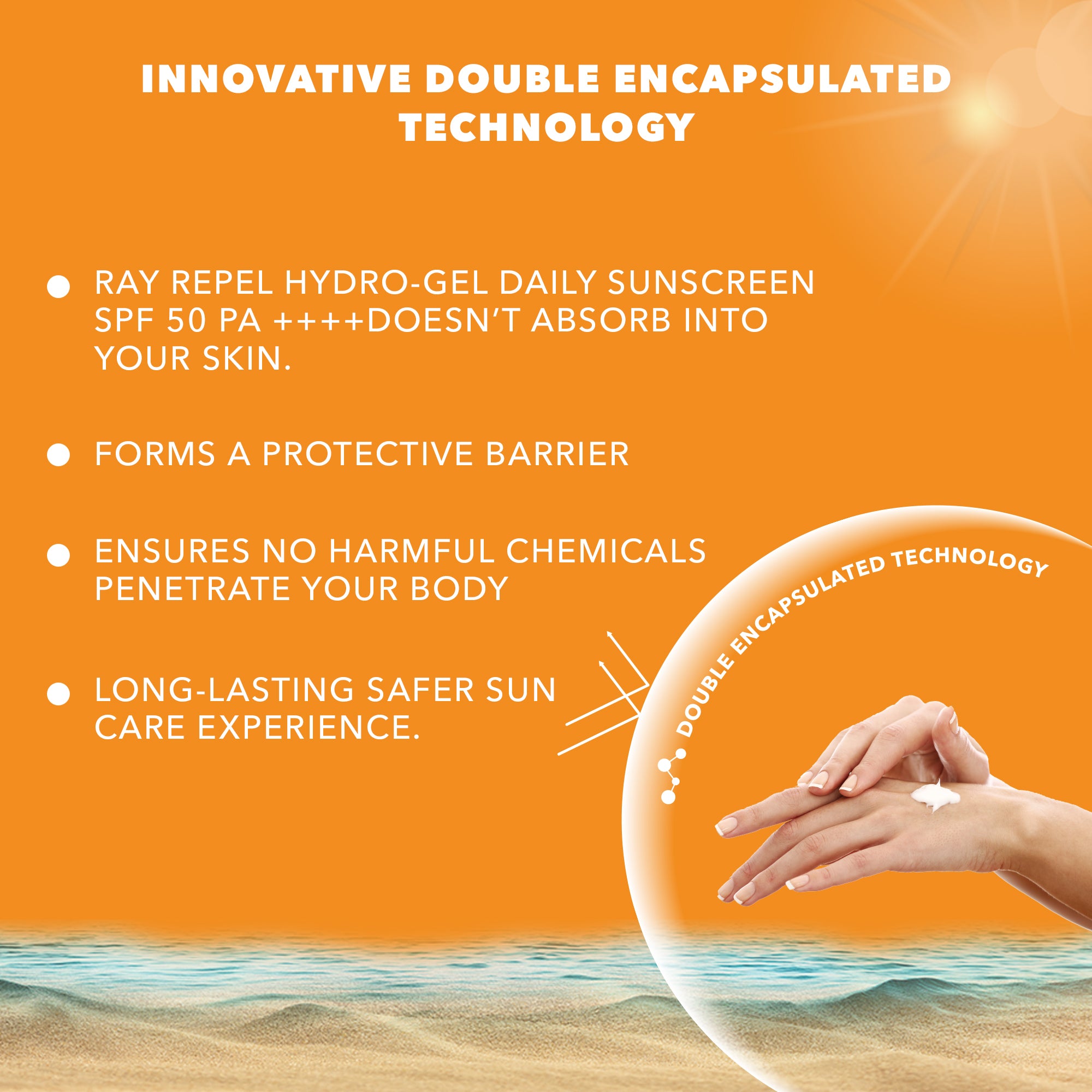 fabessentials Hydrogel Daily Sunscreen SPF 50 PA++++ - 50g