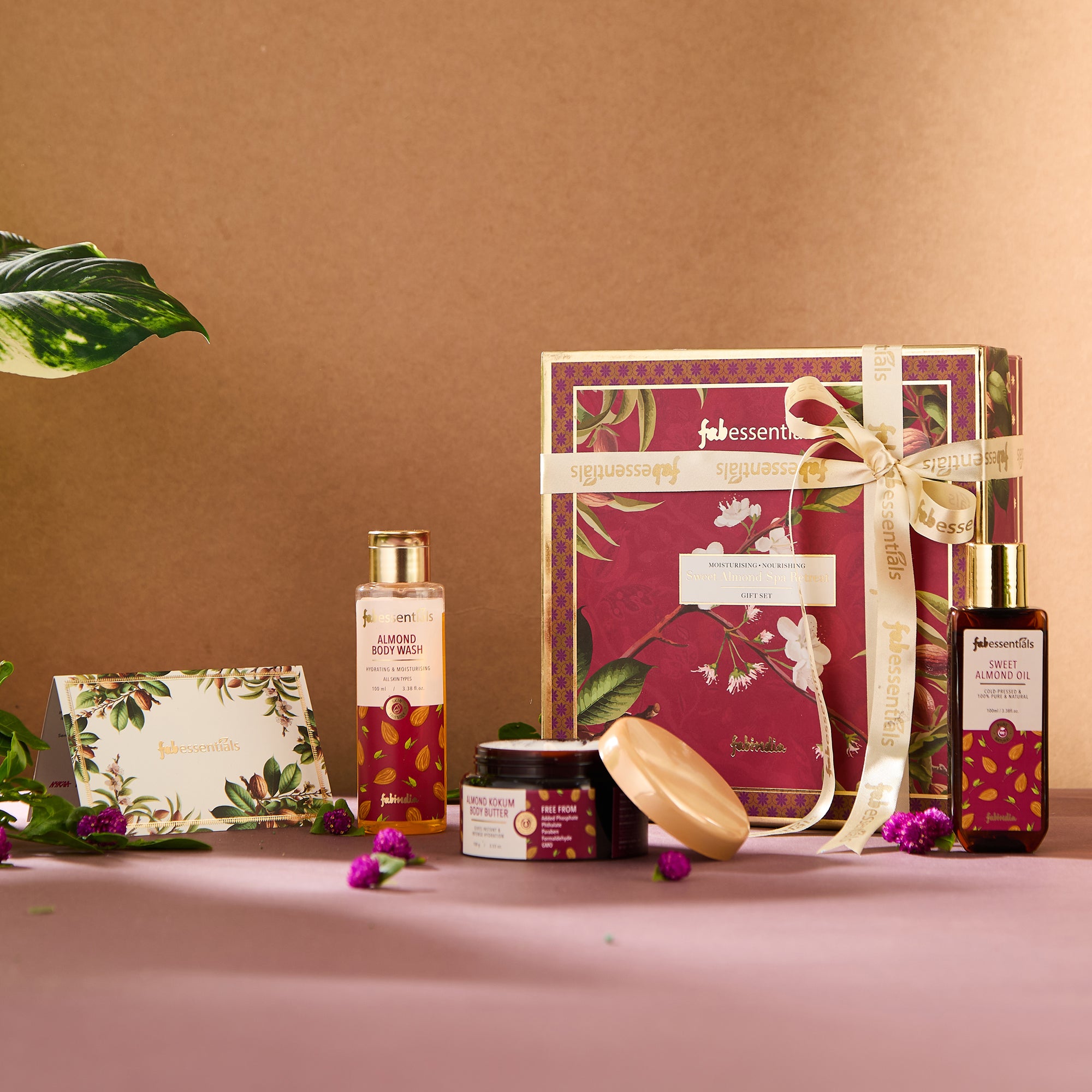 Fabessentails Moisturising Nourishing Sweet Almond Spa Retreat gift Set