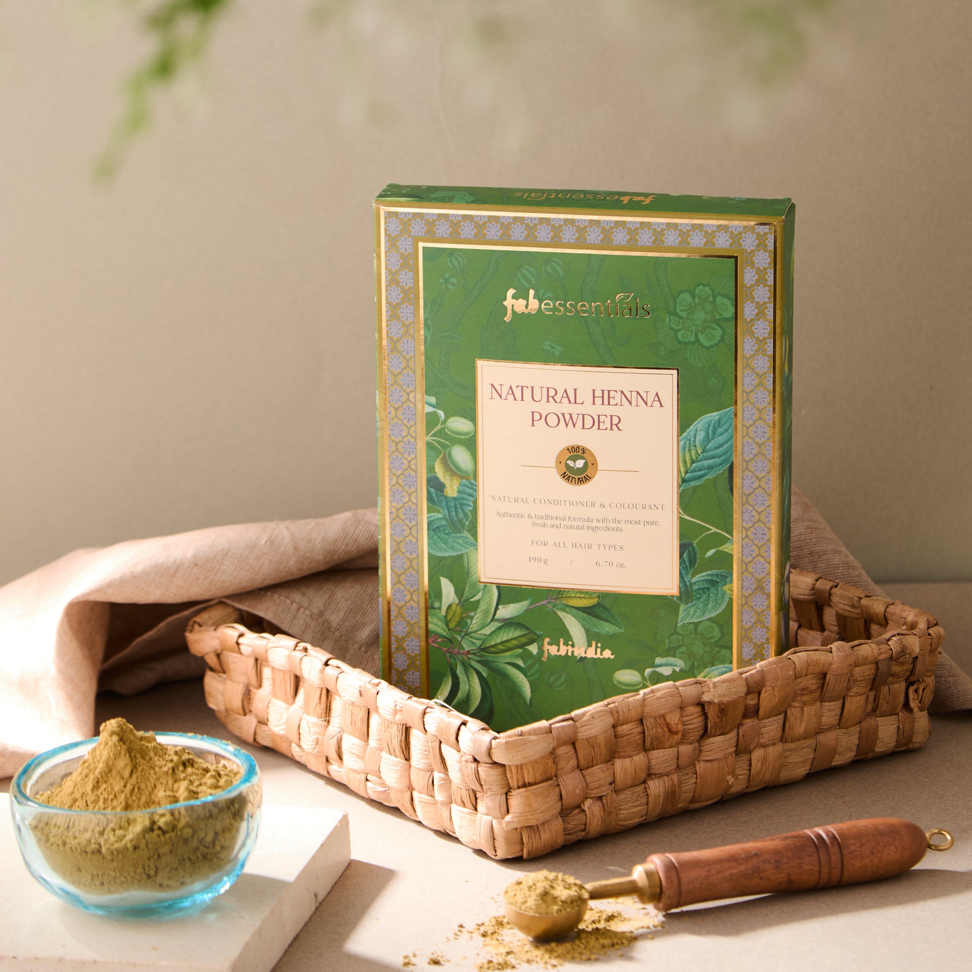 fabessentials 100% Natural Henna Powder 190g