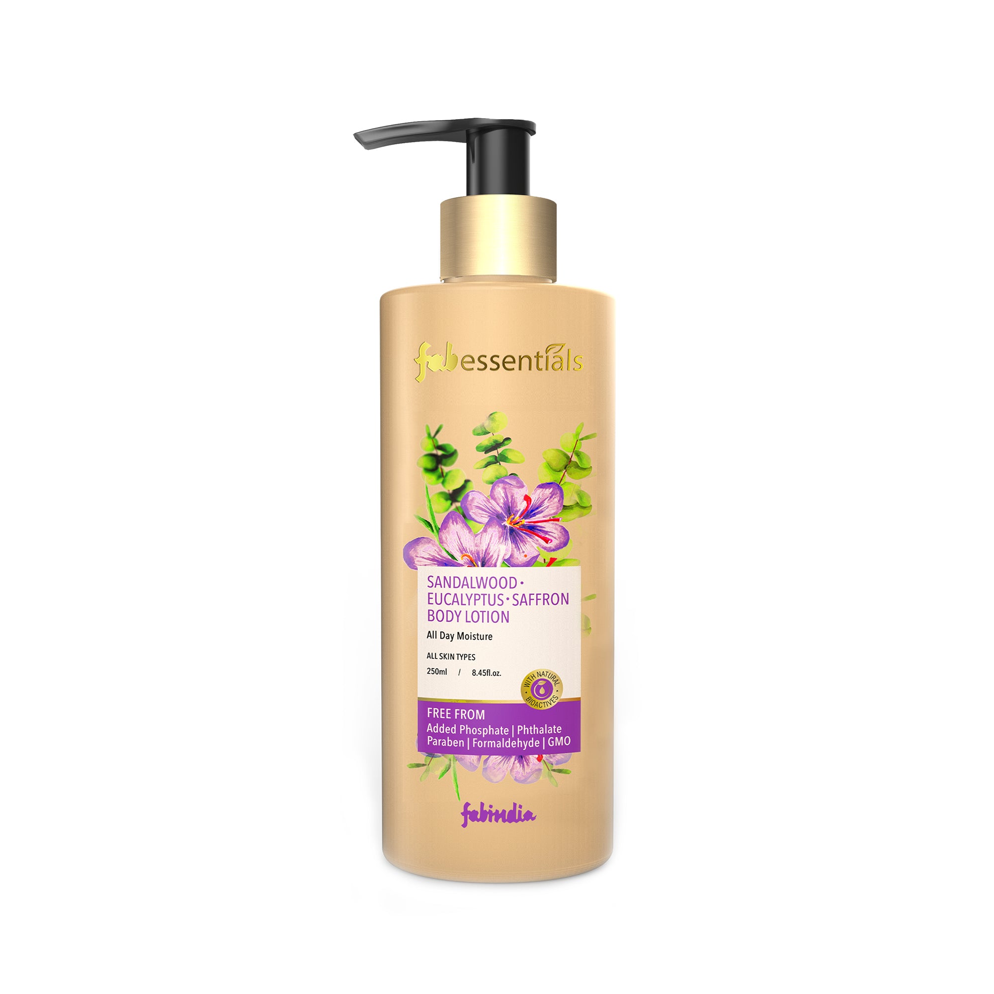 Sandalwood Eucalyptus Saffron Body Lotion - 250 ml