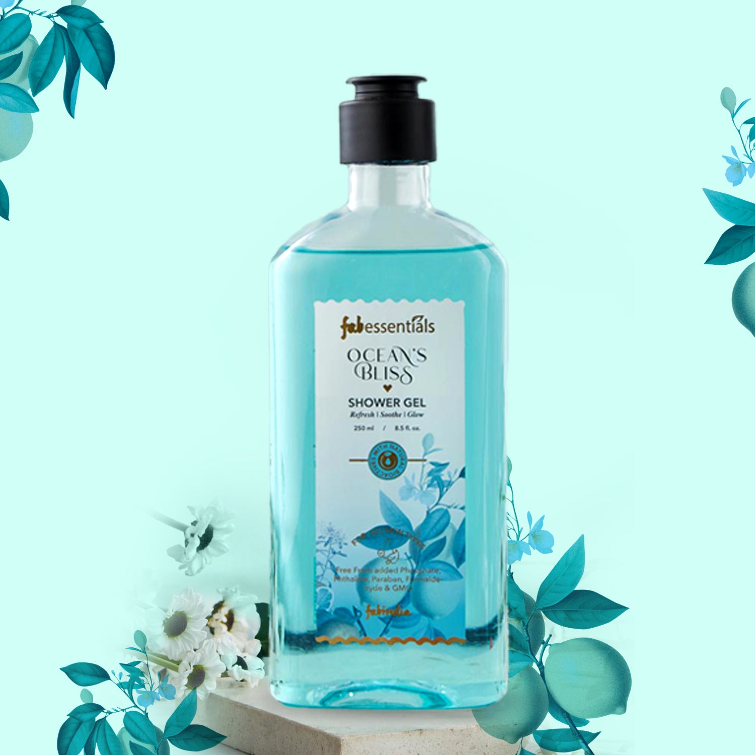 fabessentials Ocean's Bliss Shower Gel with Aloe Vera & Vitamin B5 250ml