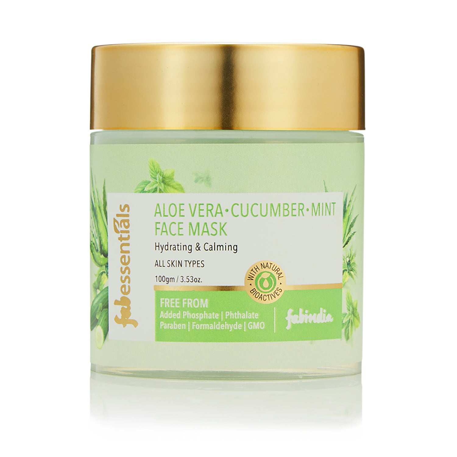 Aloe Vera Cucumber & Mint Face Mask - 100 gm