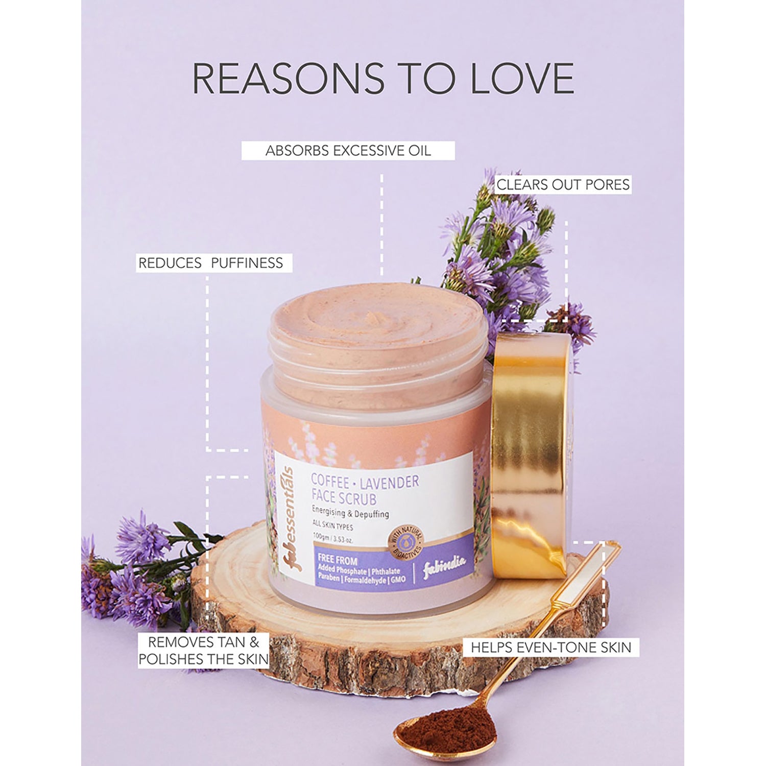 Coffee & Lavender Face Scrub - 100 gm