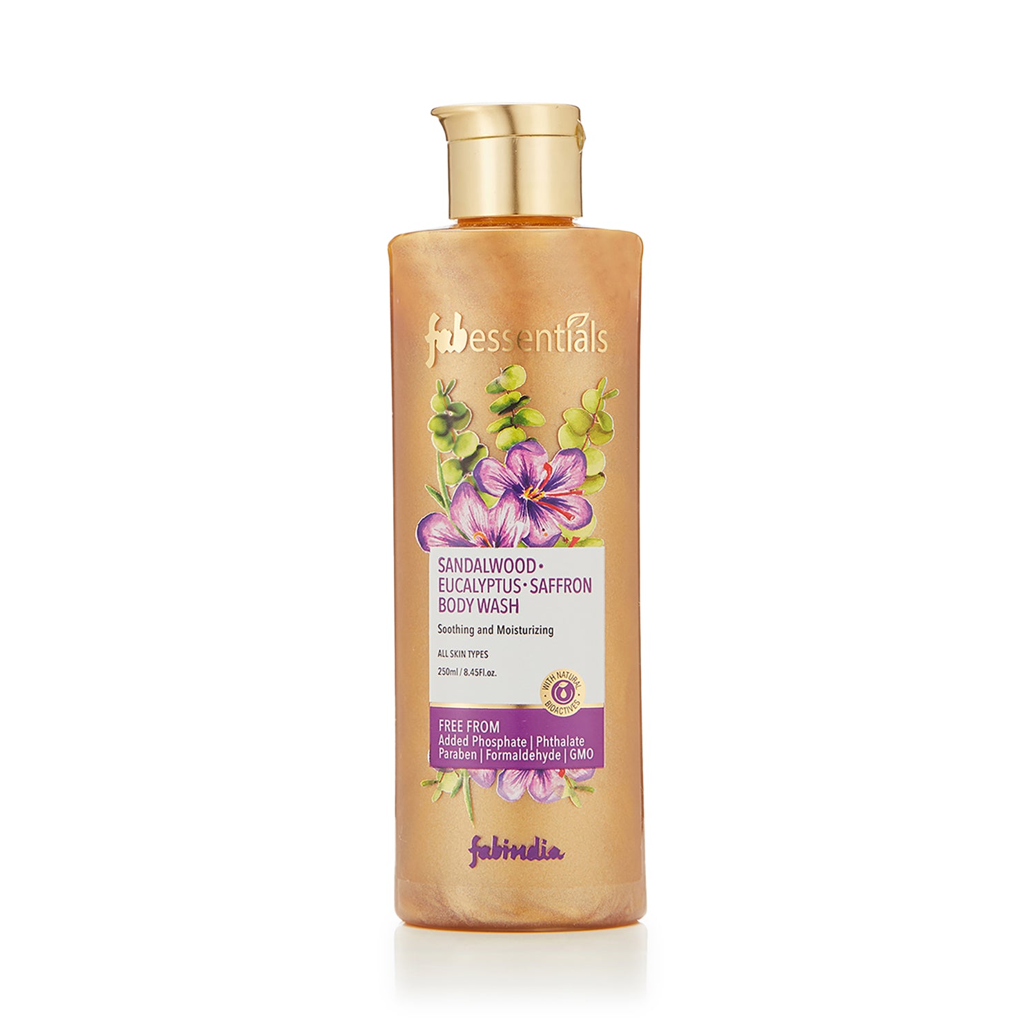 Sandalwood Eucalyptus Saffron Body Wash - 250 ml