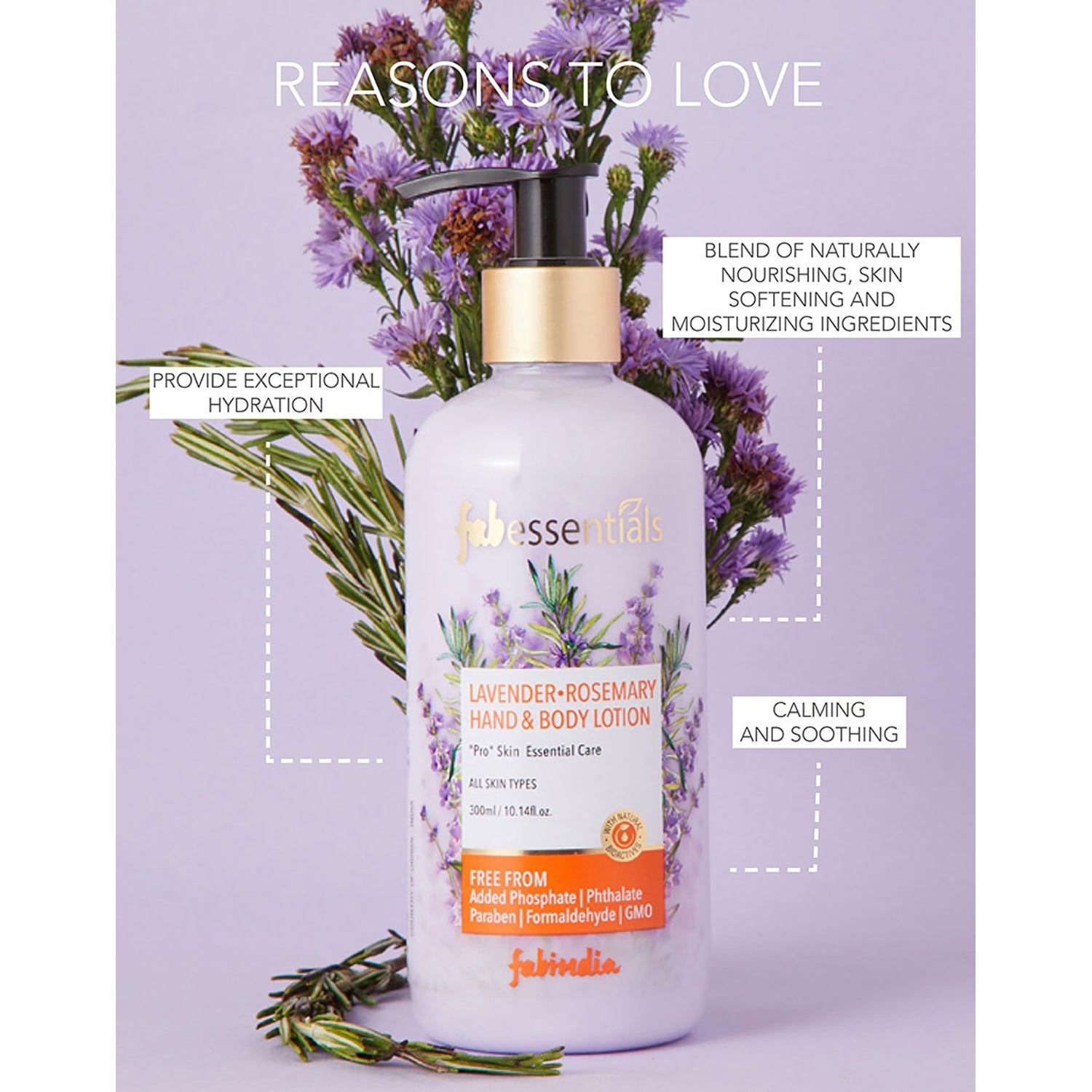 Lavender Rosemary Hand & Body Lotion - 300 ml