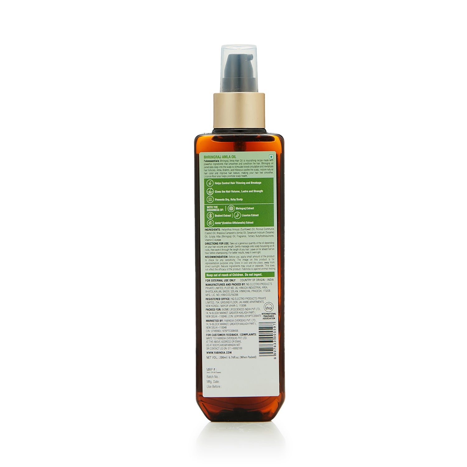 Bhringraj Amla Oil - 200 ml