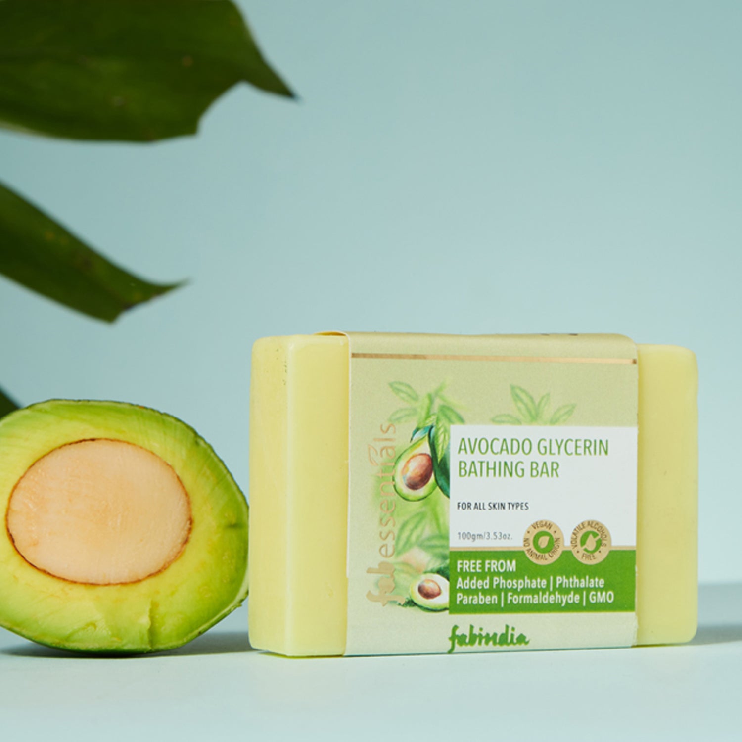 Avocado Glycerin Bathing Bar - 100 gm