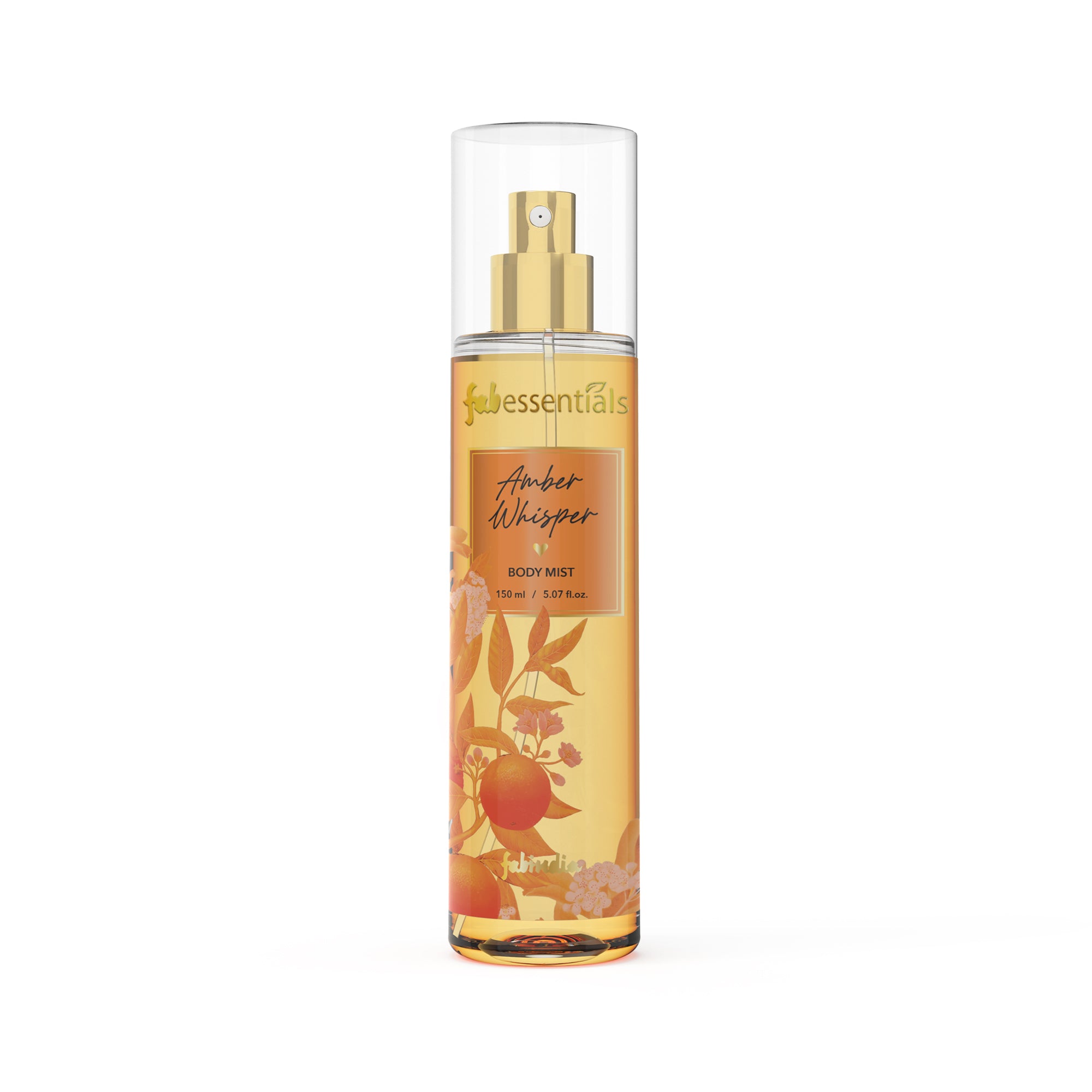 fabessentials Amber Whisper Body Mist 150 ml | Luxury Fine Fragrance Mist for Women & Men