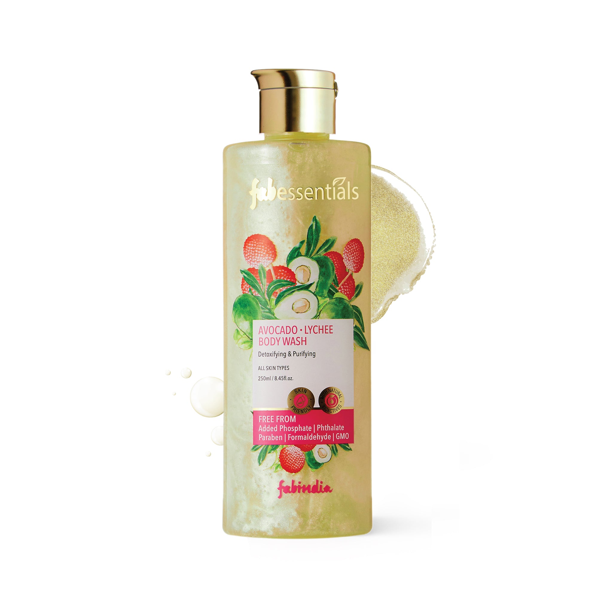 fabessentials Avacado Lychee Body Wash 250 ml