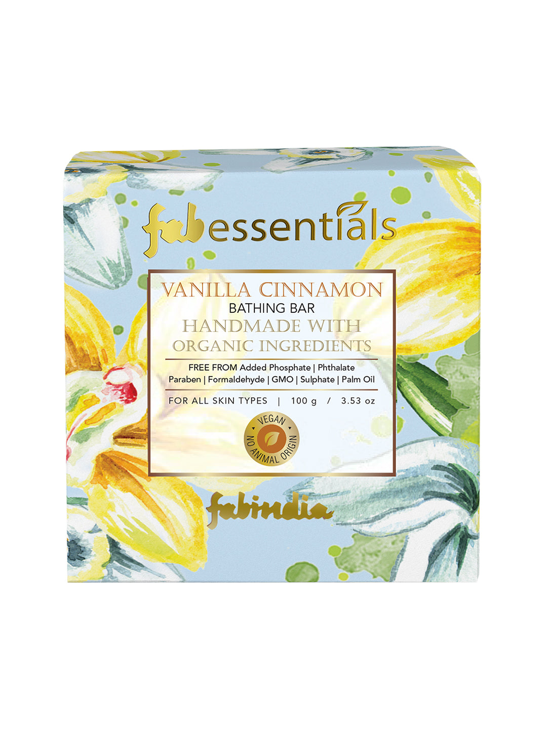 Vanilla Cinnamon Handmade Bathing Bar - 100 gm