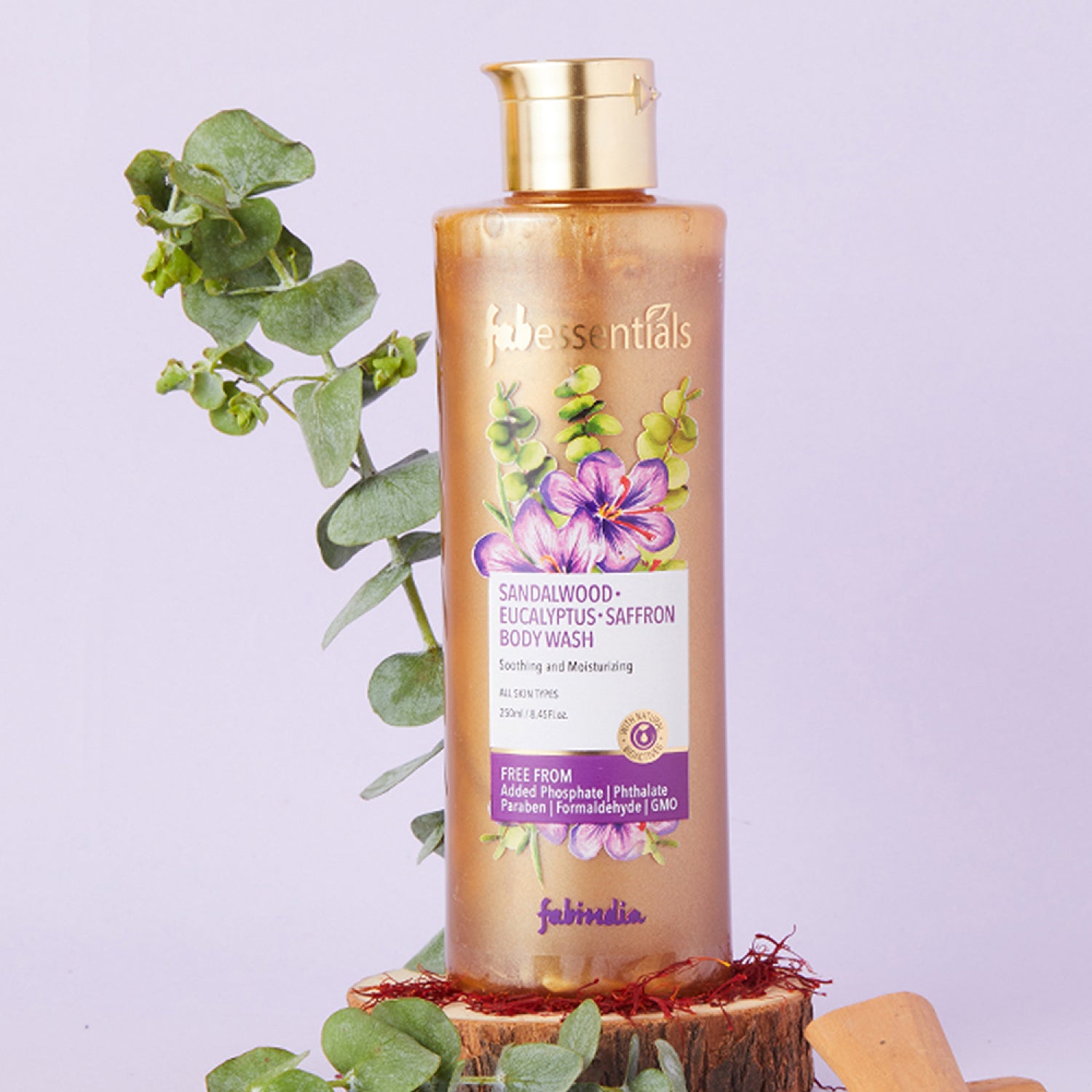 Sandalwood Eucalyptus Saffron Body Wash - 250 ml