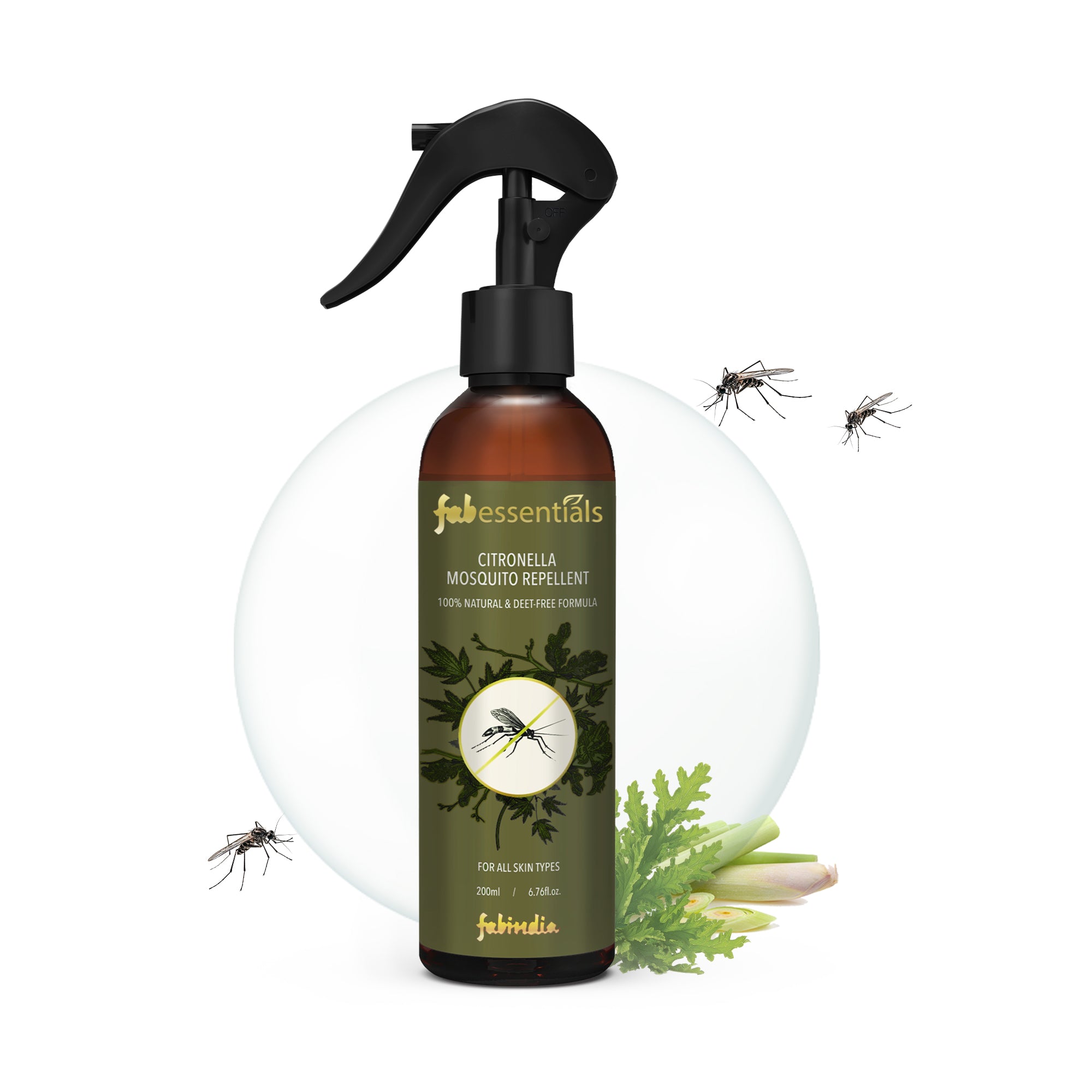 fabessentials Citronella Mosquito Repellent 200 ml