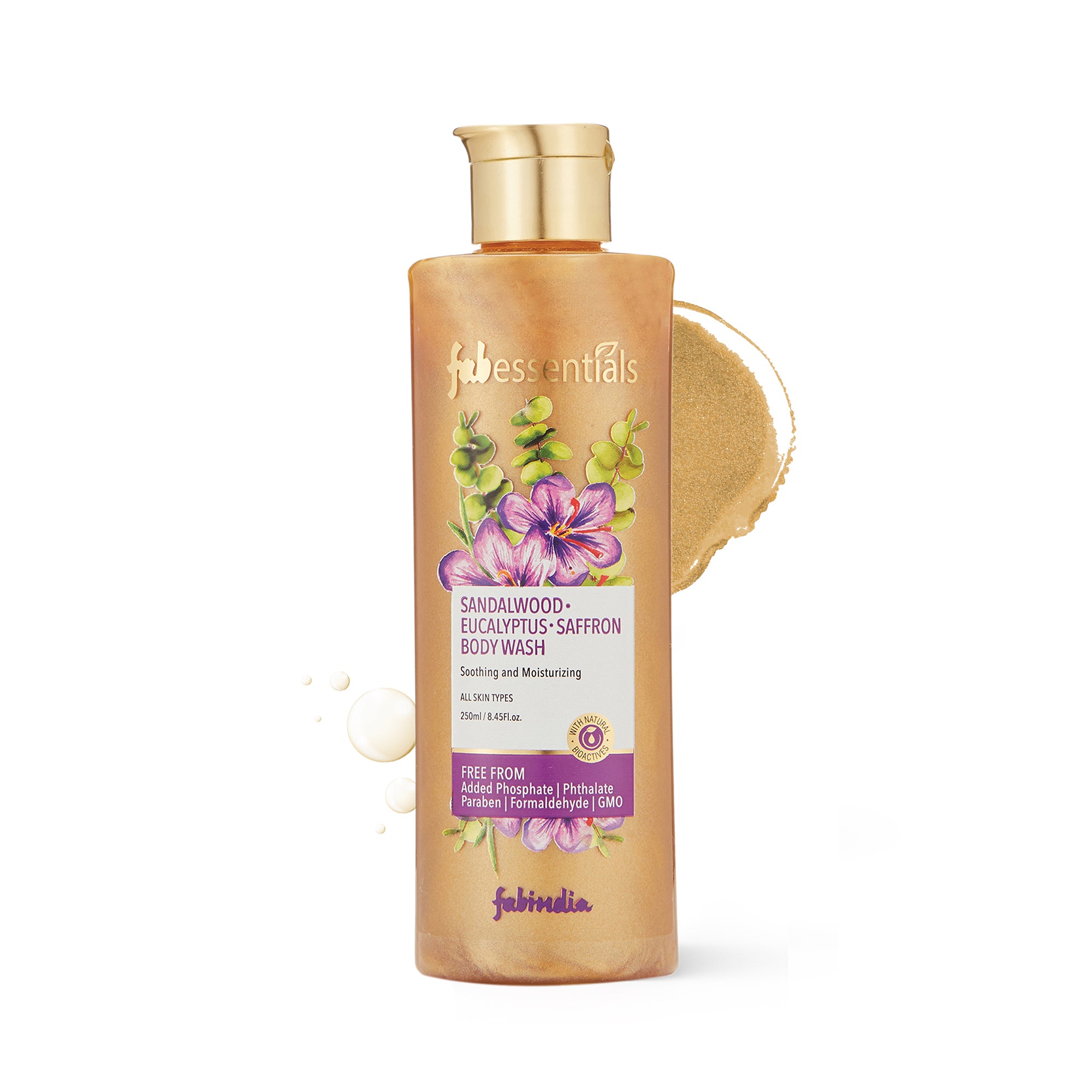 Sandalwood Eucalyptus Saffron Body Wash - 250 ml